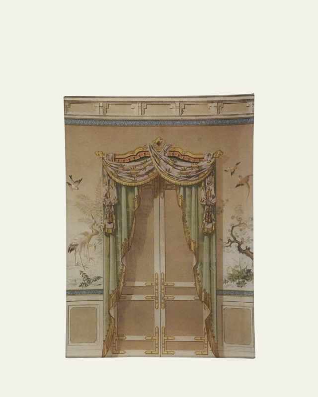 Japanese Curtains Wall Tray, 9" x 14"